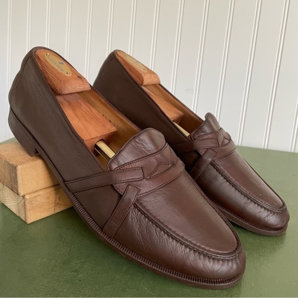 VTG Gravati Bloomingdale's Limited Edition Loafers in Brown Leather